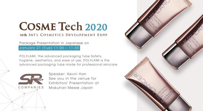 The Exclusive Packaging Presentation of POLYLAMI   for the regional beauty event: Cosme Tech Tokyo 2020